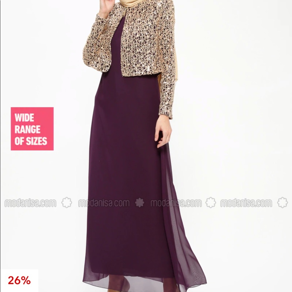 NEW WITH TAGS Modanisa Modest Evening Two Piece Dress